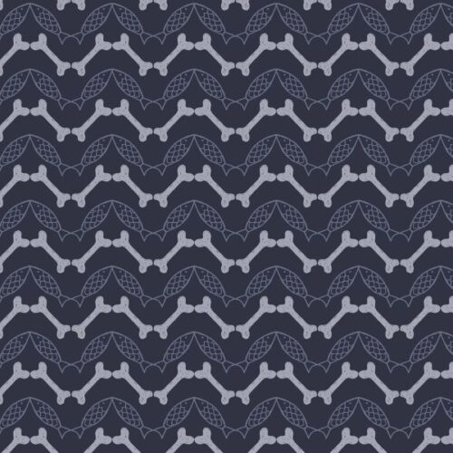 A712.3 Herring Bone on Dark Blue