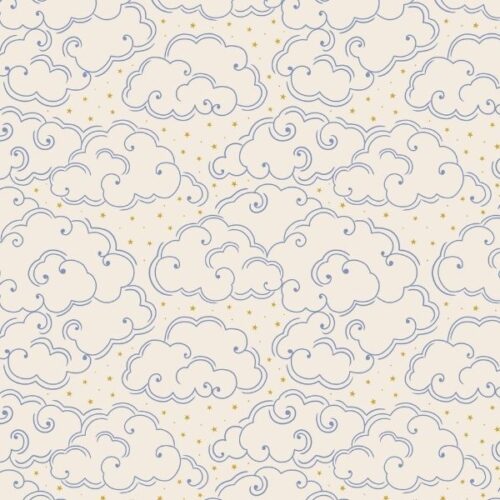 A758.1 Celestial Clouds on Cream