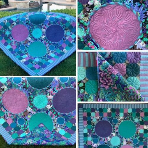 Blue Suzani Fabric Pack: Timeless Themes: Kaffe Fassett