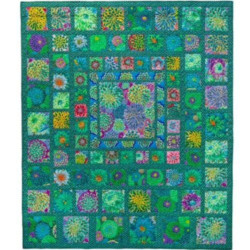 Green Squares Fabric Pack