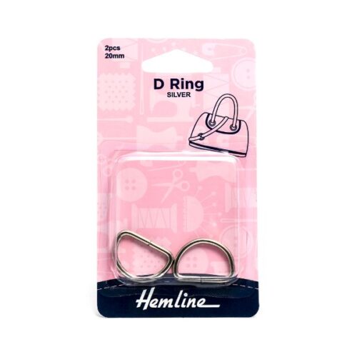 H4516.20.NK Hemline D Ring 20mm