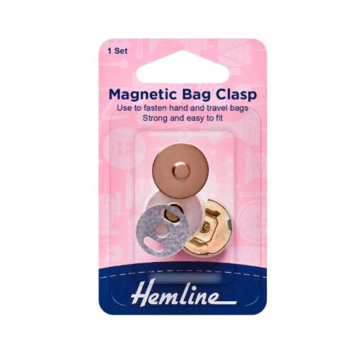 H479.G Hemline Magnetic Bag Clasp 18mm