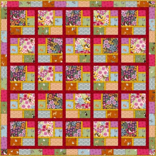 Paws & Claws Quilt Kit 1