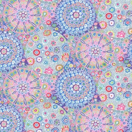 QBGP006.Pastel Millefiore Backing Fabric