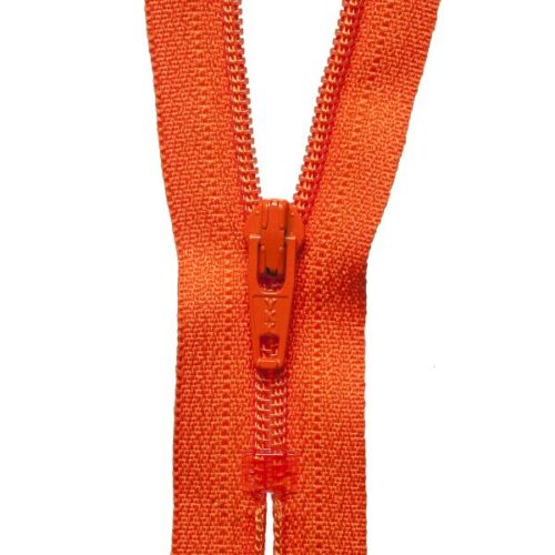 Y420/523 Orange Nylon Dress and Skirt Zip