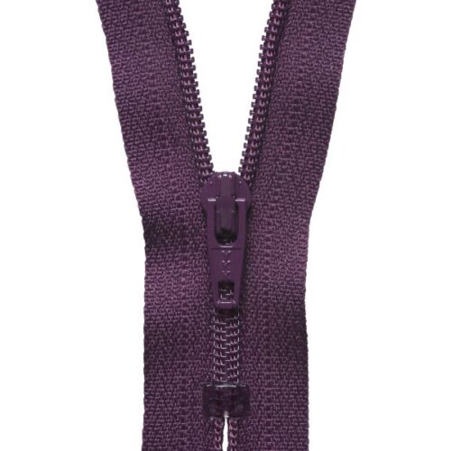 Y420/863 Damson Nylon Dress and Skirt Zip 20cm