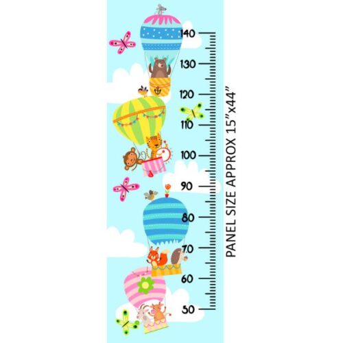2041E Watch them Grow Hot Air Balloon Height Chart Panel