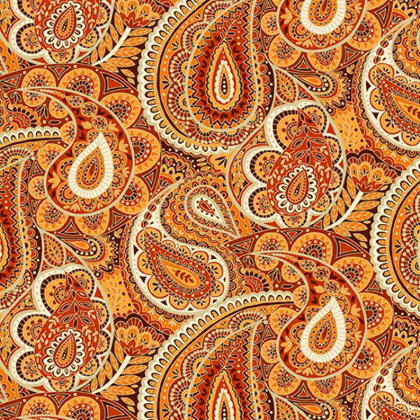 2615.N Paisley in Rust Luxe