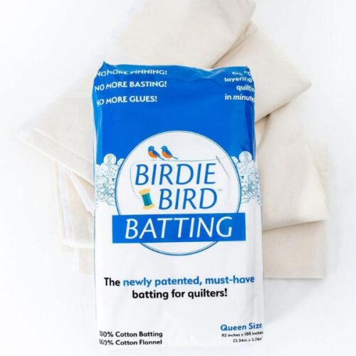 Birdie Bird Batting Queen size 92_ x 108_ Cotton Flannel