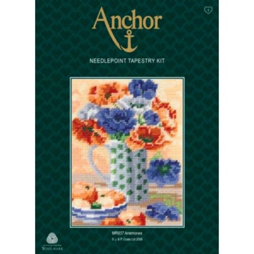 Mr937 Anemones Needlepoint Tapestry