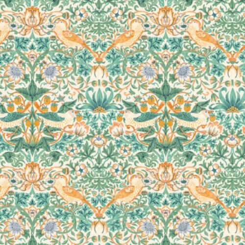 PWWM001.MINT Strawberry Thief Buttermere Morris & Co