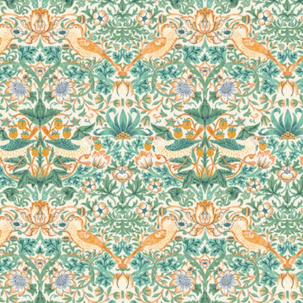 PWWM001.MINT Strawberry Thief Buttermere Morris & Co