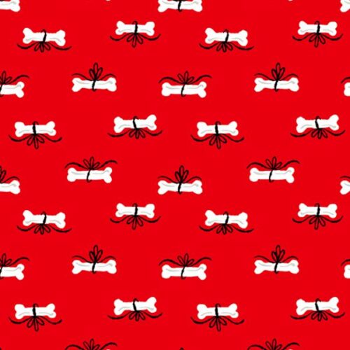 2586 R Holiday Bones on Red