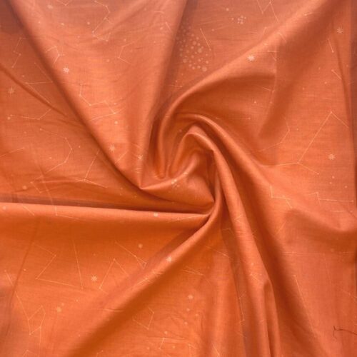 5977 MNO Star Chart Peach Lawn Andover Fabrics (2)