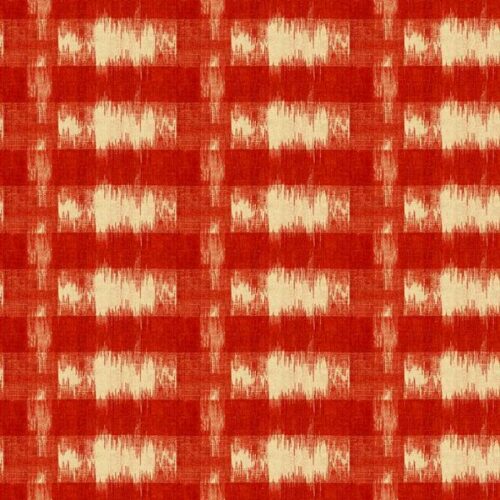 9722 R Ikat Plaid Red