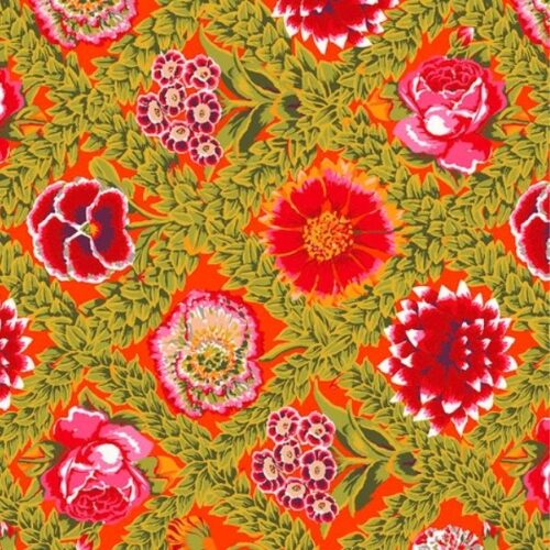 PWGP011.Circus Flower Lattice Vintage Kaffe Fasset