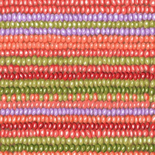 PWGP050.Jungle Bead Stripe Vintage Kaffe Fassett