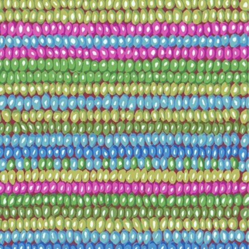 PWGP050.Moss Bead Stripe Vintage Kaffe Fassett