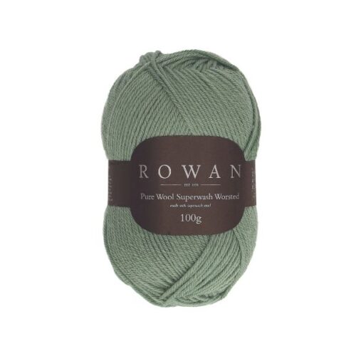 Pure Wool Superwash Worsted 199 Sage 100g