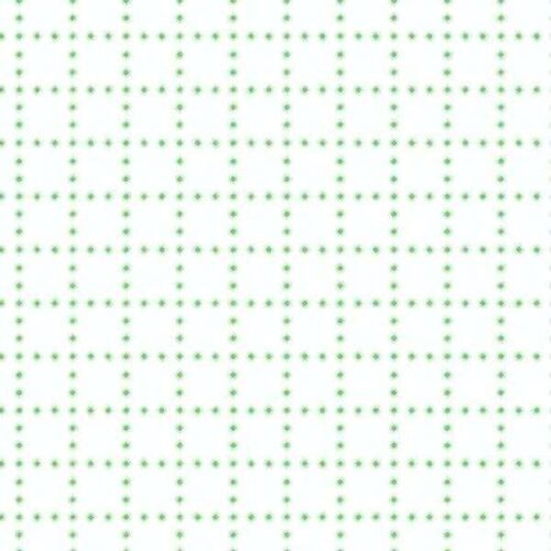 4523LG Grid WhiteGreen Smiling Safari friends