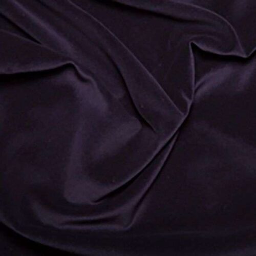 C5714 Navy Cotton Velvet