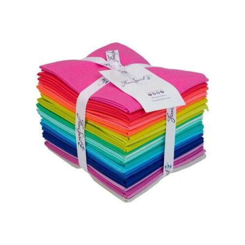 FB1FQTP.Solid Tula Pink Solids Fat Quarter Pack