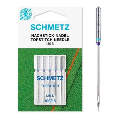 Schmetz Topstitch Sewing Machine Needles, Size 100/16