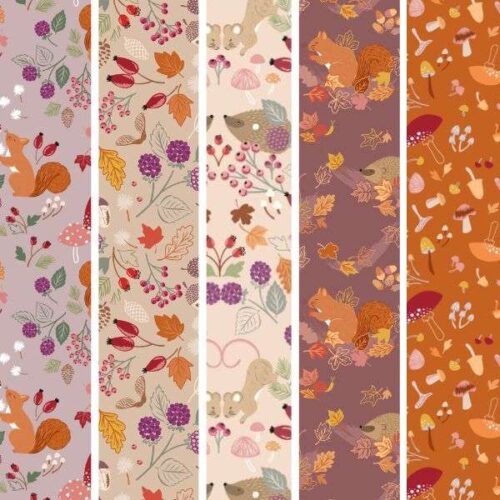 Squirrelled Away Fat Quarter Pack Col 1