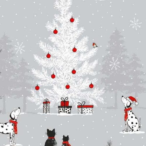 3256-03 Out In the Snow Christmas Pets