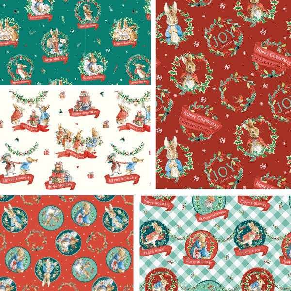 3262-00 Hoppy Holidays Fat Quarter Pack (5pcs)