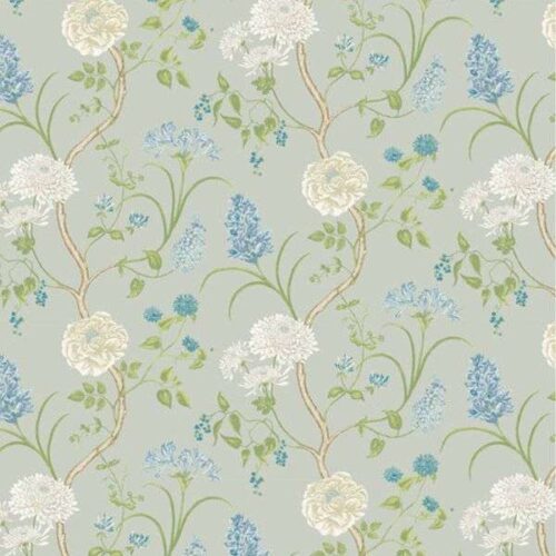 PWSA058.Sage Small Summer Tree Southwold Blue Sanderson