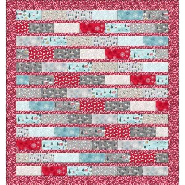 Snow Day Quilt Kit 1 Lady Sew and Sew