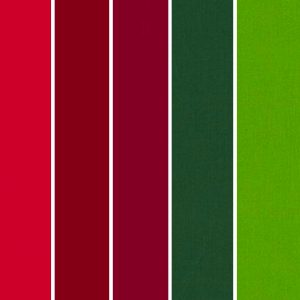 Spectrum Christmas Colours Co-ordinating Blender Fat Quarter Pack
