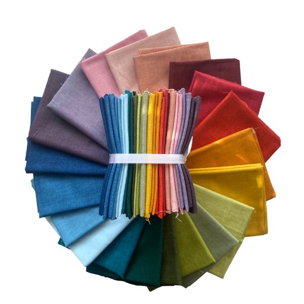 Spring Sprouts Linen Texture Fat Quarter Pack