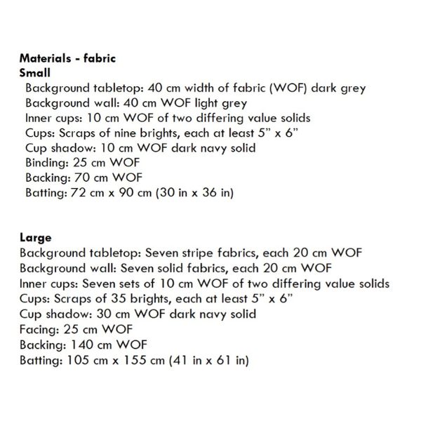 Shelf Life Quilt Workshop